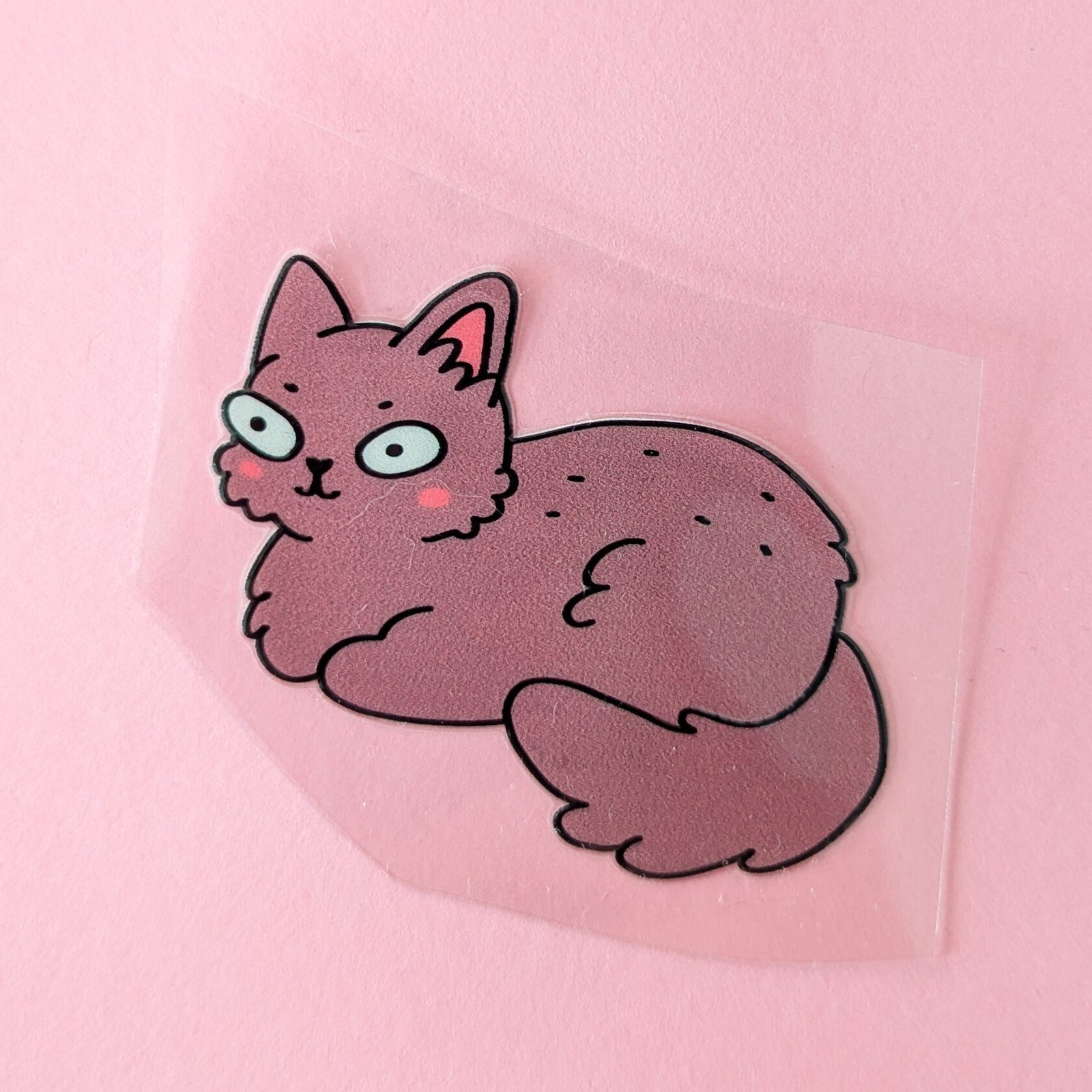 Наліпка «Шоколадний котик»