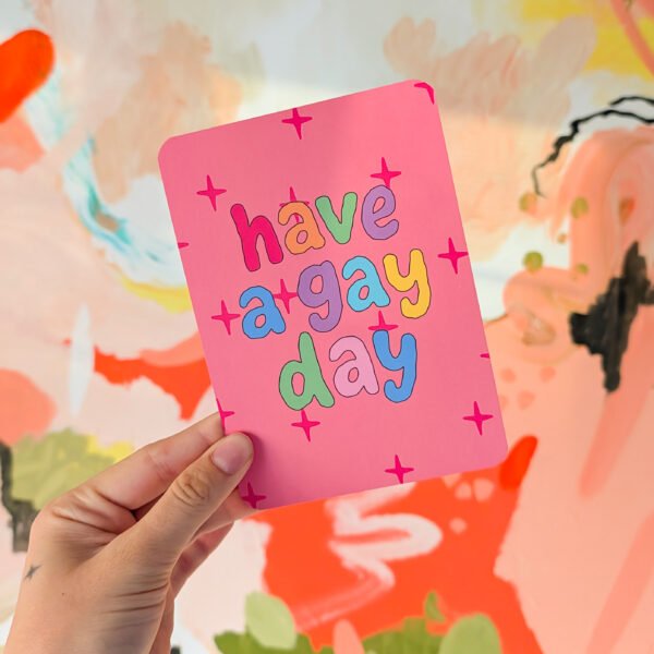 Листівка «Have a gay day» Київ Прайд
